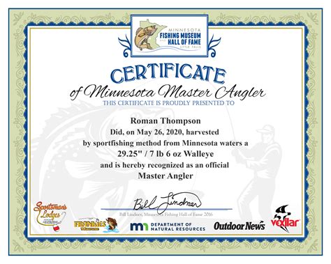 Roman Thompson - Fishing Hall of Fame of Minnesota
