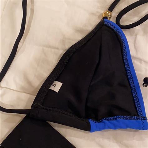 Kai Lani Royal Blue Black Bikini Gem