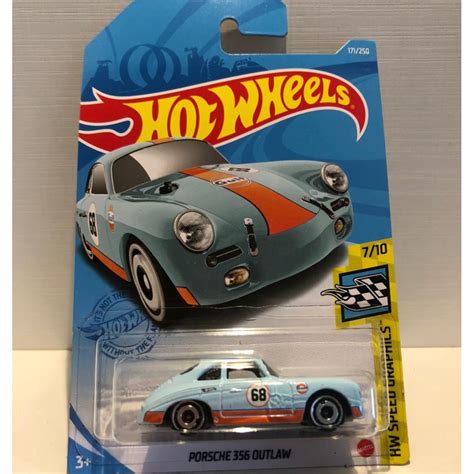 Porsche 356 Outlaw Hot Wheels HW Speed Graphics Gulf 2021 Escorrega o Preço