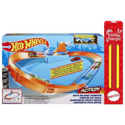 Mattel Hot Wheels Rapid Raceway Champion Play Set GBF81 GJM75 Toys Shop Gr
