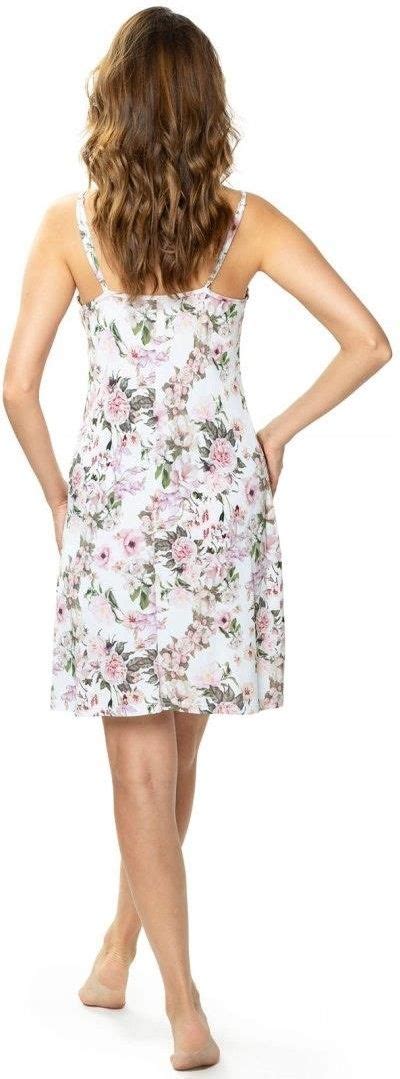 Mewa Lingerie Delikatna Koszulka Nocna Kamelia Na Ramiączka Różow Ceny i opinie Ceneo pl