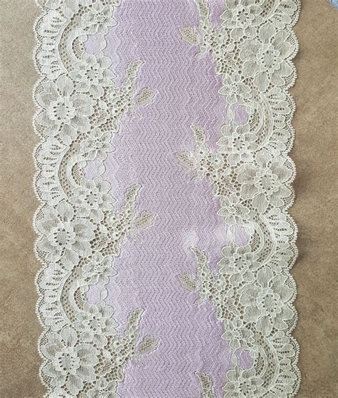 Pink Stretch Lace Trim Elastic Lace Fabric Wedding Lingerie Etsy