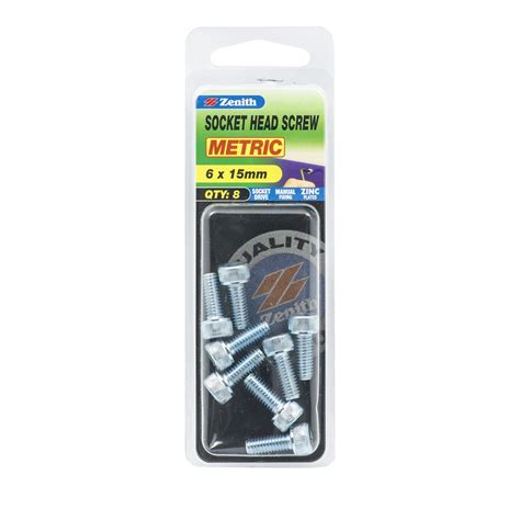 Zenith Screw Socket Head Zinc Plated Bowens