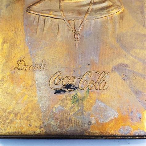Lot Unusual Coca Cola Nude Nun Brass Belt Buckle