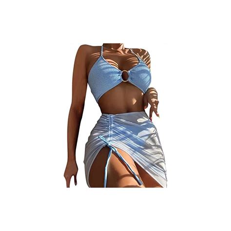 CHUXI Belle Donne In Bikini Pezzi Costume Da Bagno Delle Donne Controllo Della Pancia Costumi