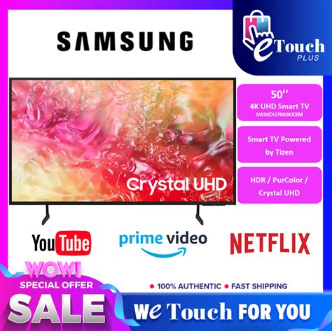 Samsung Inch K Uhd Crystal Processor Tizen Smart Led Tv