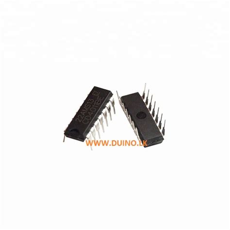 CD4011BE CD4011 DIP16 MILITARY 4-Ch NAND GATES IC - Duinolk | The ...