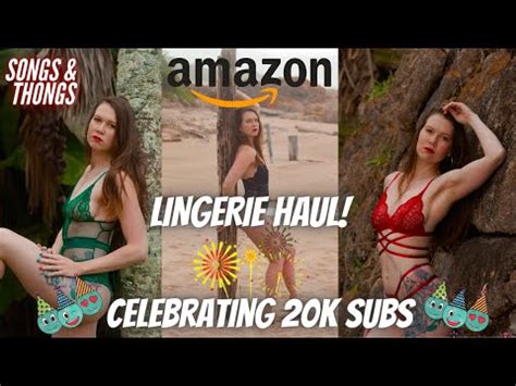 Video Amazon Lingerie Try On Haul And Review Fap Tribute Videos Fap Challenge Videos