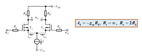 （十）【模电】（多级放大电路）差分放大电路mos管差分放大电路 Csdn博客