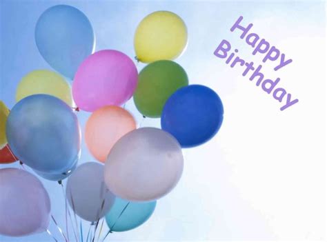 Happy Birthday Balloon On Sky Wish Birthday Birthday Wishes