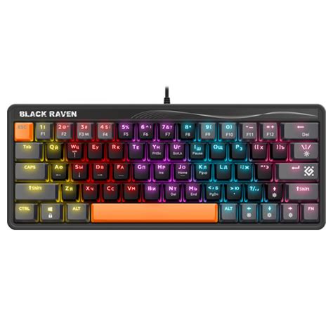Клавиатура Defender Black Raven GK-417 Black