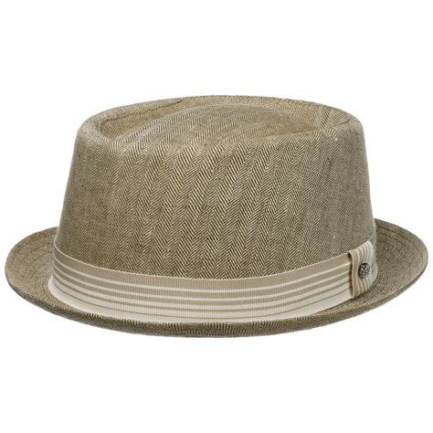 Herringbone Pork Pie Cloth Hat By Lierys