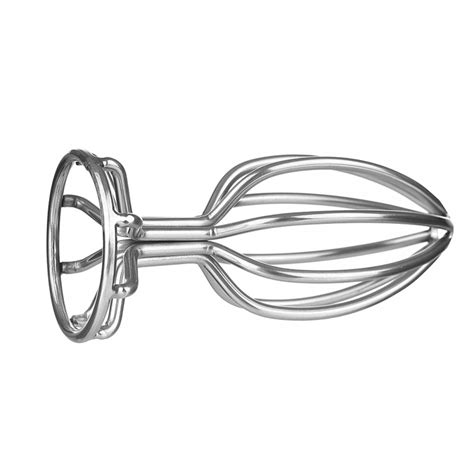 Plug Anal De A O Inox Vazado De Formato Cil Ndrico Grande