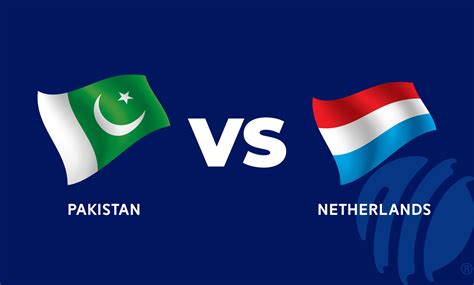 Pakistan VS Netherlands Cricket Match Template 49302389 Vector Art at ...