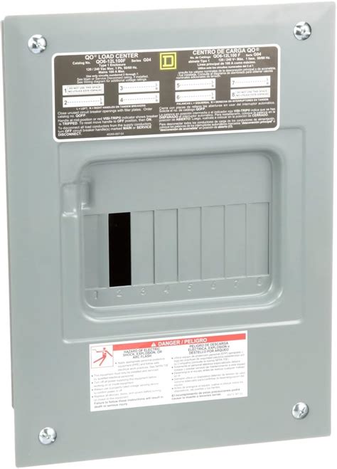 Square D By Schneider Electric QO612L100FCP QO 100 6 Space 12