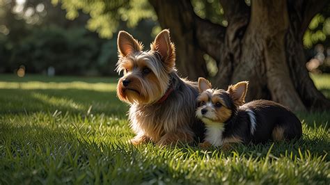 Attentive Yorkshire Terriers Free Stock Photo - Public Domain Pictures