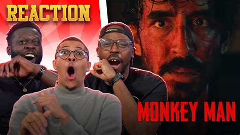 Monkey Man Official Trailer Reaction Youtube