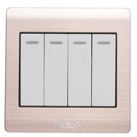 4 Gang 1 Way Switch Foshan Visbo Electrical Coltd