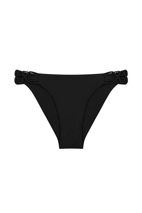 網上選購 Penti Black Basic Edges Macrame Detailed Bikini Bottom 系列 ZALORA香港