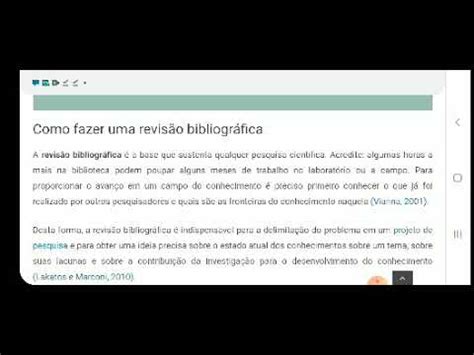 Como fazer uma revisão bibliográfica - YouTube