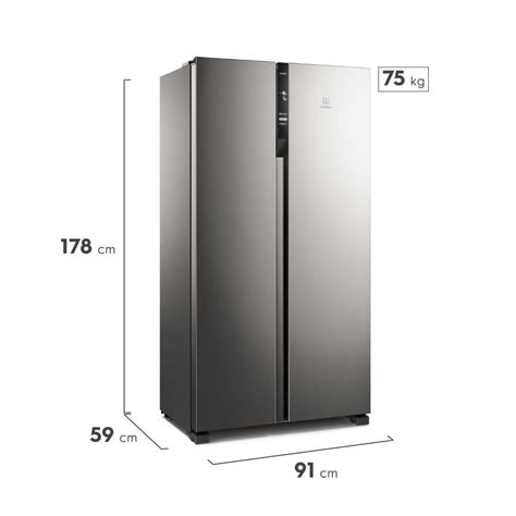 Side By Side Tamanho - Refrigerador syde by side | Casas Bahia