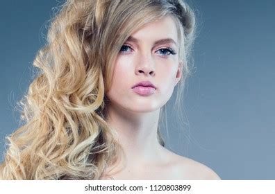 Portrait Sexual Beautiful Blonde Long Hairs Stock Photo 117199042 Shutterstock