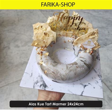 Jual Tatakan Alas Kue Cake Tart Alas Kue Marble Cake Board Ukuran