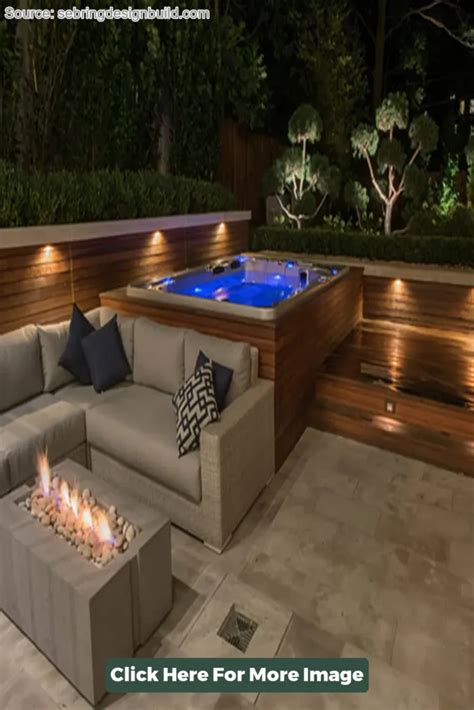 Top 50 Small Backyard Hot Tub Ideas