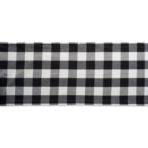 Dii Black Buffalo Check Table Runner Kroger