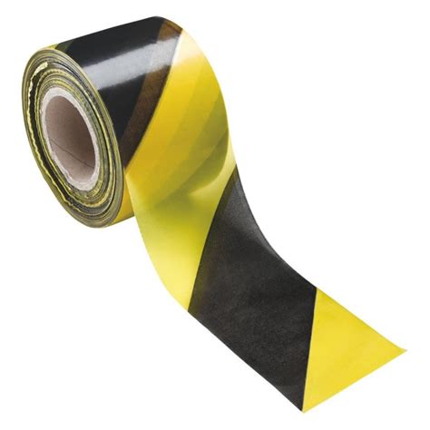 Cinta balizamiento amarillo negro 200m 75x0 03mm NORMALUZ Ferretería