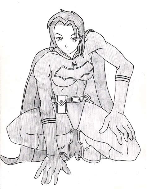 Early Cassandra Cain Drawing By Ranwolf Hentai Foundry