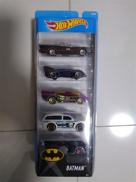 Hot Wheels 5 Pack Batman Hobbies Toys Toys Games On Carousell