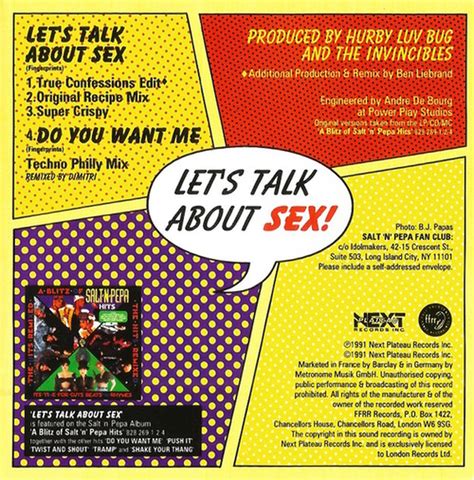 Salt N Pepa Let S Talk About Sex Salt N Pepa CD Album Muziek