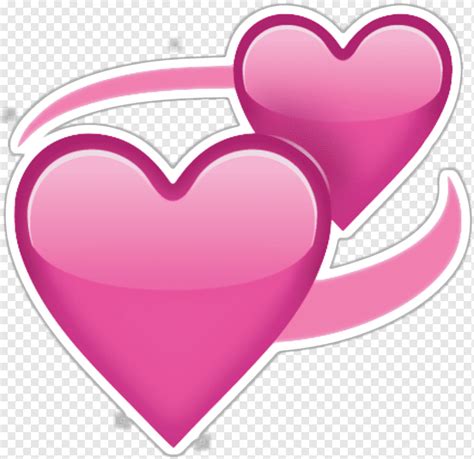 Pink Heart Cycle Emoji Emoji Heart Love Sticker Emoji Memerah Patah