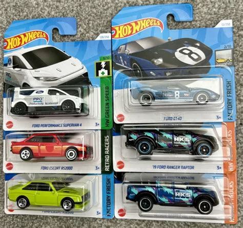 HOT WHEELS FORD Escort Transit GT40 Raptor Bundle Job Lot X6 99p Start 1 64 PicClick UK