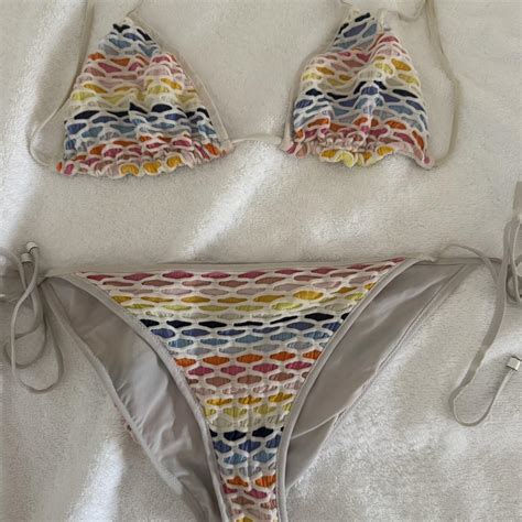 Missoni Bikini Top And Bottoms Size 44 But Fits Like Depop