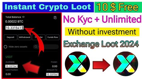 Instant 10 Per AccountGrovex Exchange LootNo Kyc No Investment10