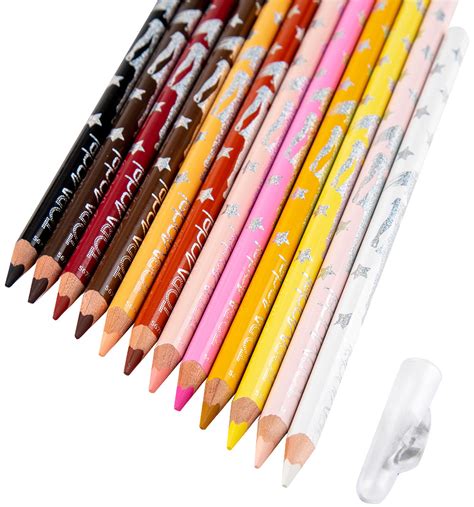 Набор красивых цветных карандашей для рисования с точилкой TOPModel ...