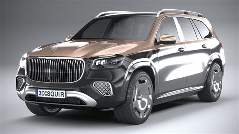 Modelo 3d Mercedes Benz Gls600 Maybach 2024 Turbosquid 2100314