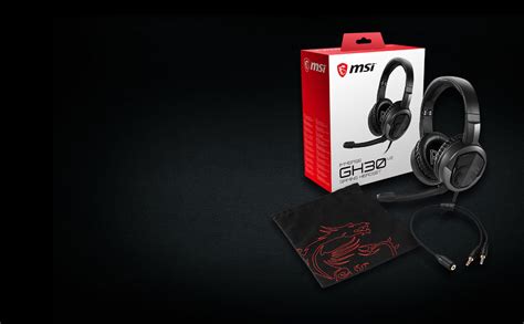 MSI Immerse GH30 V2 Circumaural Headset - Newegg.com