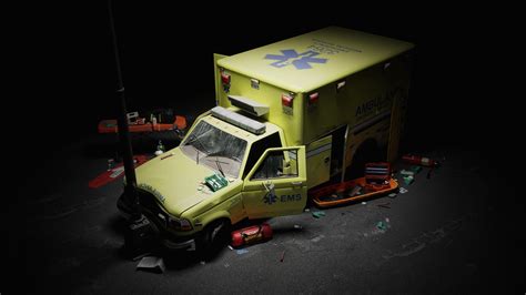 Ambulance Prop Pack In Props Ue Marketplace