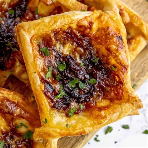 Caramelized Onion Brie Tarts In Onion Tart Caramelized Onions