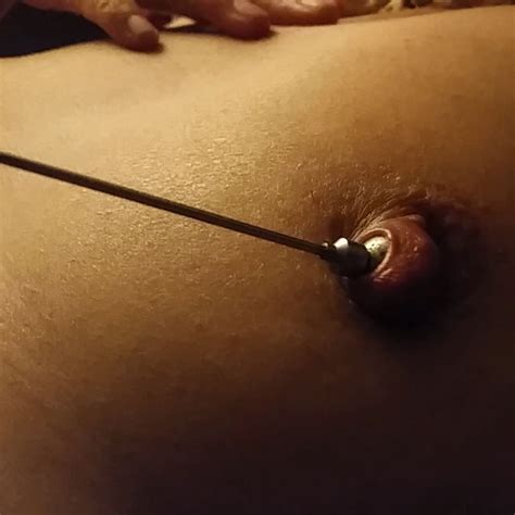 Nipple Ring Lover Milf Inserting 16mm Bead In Extreme Stretched Nipple Piercing Xhamster