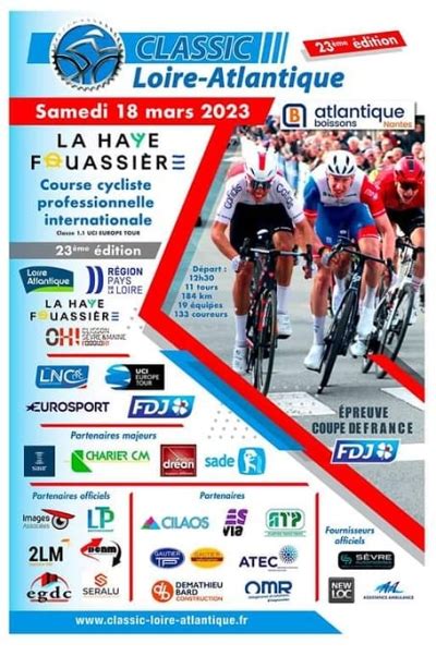 Classic Loire Atlantique CDF 3ème manche VELO OUEST Actu Cyclisme