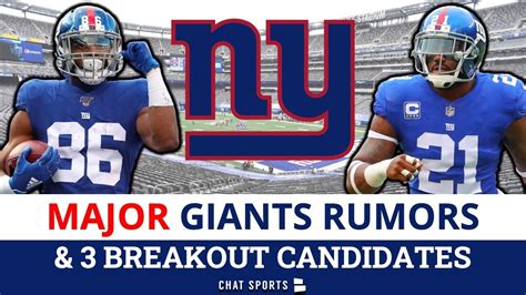 Major Giants Rumors Cut Darius Slayton Sign Landon Collins Breakout Candidates Ft Kadarius Toney