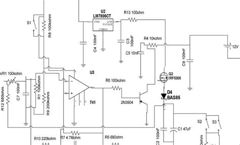 Circuit diagram for the solar battery charger | Download Scientific Diagram