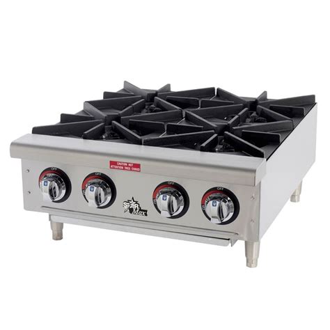 Star Max 604HF 24 4 Burner Countertop Gas Range Hot Plate 100 000 BTU Receitas Gostosas
