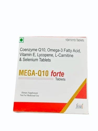 Coenzyme Q Omega Fatty Acid Vitamin E Lycopene L Carnitine Selenium