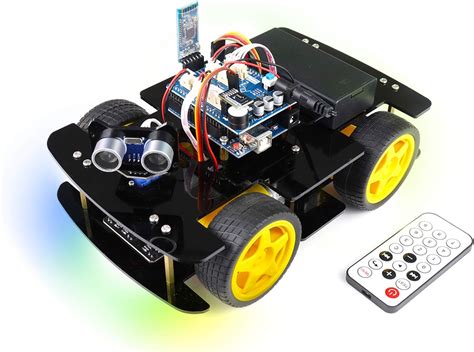 Freenove 4WD Car Kit Compatible With Arduino IDE Robot Project Line