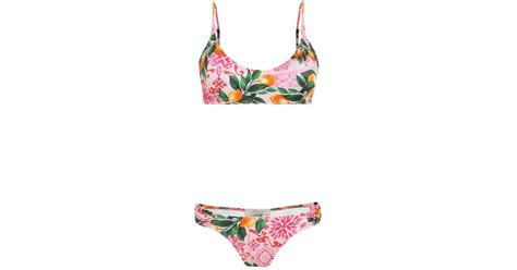 Brigitte Bardot Babi Bikini Set In Pink Lyst Uk